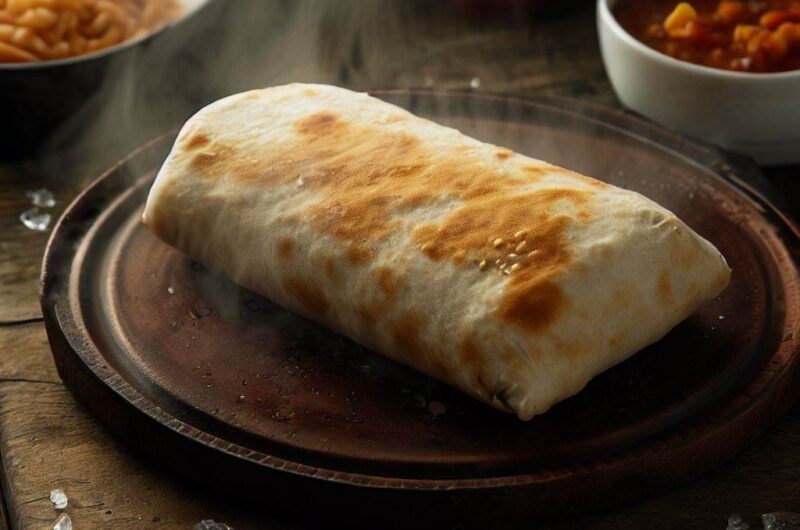 El Monterey Family Size Beef and Bean Frozen Burritos in Air Fryer