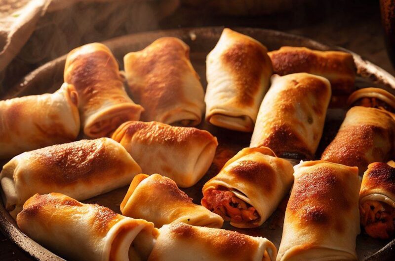Totino's Pepperoni Flavored Pizza Rolls in Air Fryer
