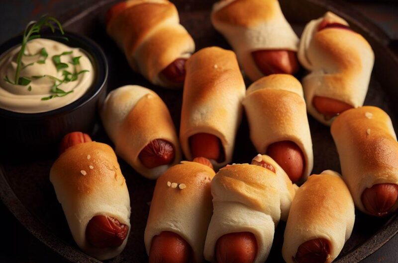 Hebrew National Beef Franks in a Blanket in Air Fryer