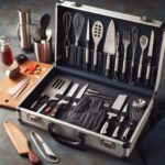chef tools in a briefcase