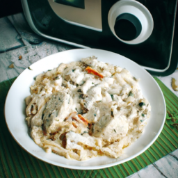 Air Fryer Chicken Fettuccini Alfredo