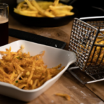 Kroger Crinkle Cut French Fries on a plate