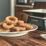 Kroger Minced Breaded Onion Rings on a plate