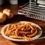 Kroger Seasoned Spiral Fries on a plate