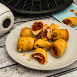 Air Fryer Michelinas Pizza Snack Rolls