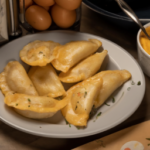 Mrs. Ts Classic Cheddar Pierogies on a plate