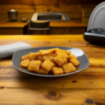 Ore Ida Diced Hash Brown Frozen Potatoes on a plate