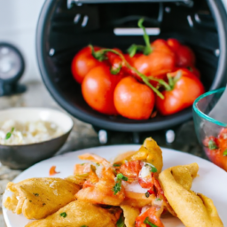 Air Fryer Shrimp Fajitas