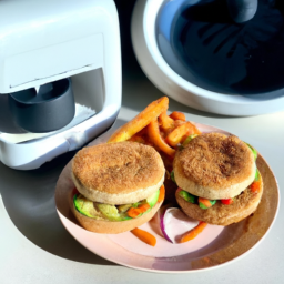 Air Fried Veggie Burgers