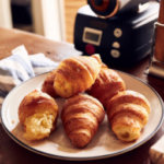 Au Pain Dore Croissants on a plate