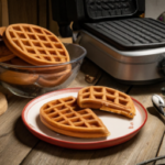 Eggo Thick and Fluffy Original Frozen Waffles on a plate