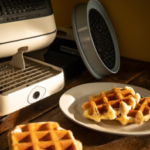 Eggo Vanilla Bean Liege-Style Waffles on a plate