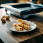 Frozen Chicken Egg Rolls on a plate