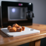 Frozen Sweet Potato Dices on a plate