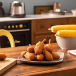House of Raeford Mini Corn Dogs on a plate