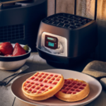 Kellogg's Eggo Strawberry Easy Breakfast Frozen Waffles on a plate