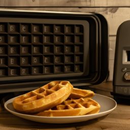 Air Fried Kellogg’S Eggo Thick And Fluffy Original Frozen Waffles
