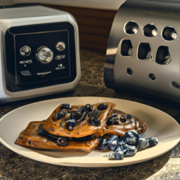 Air Fried Kodiak Protein-Packed Blueberry Frozen Power Waffles