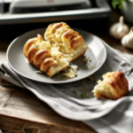 Kroger Cheesy Garlic Pull Apart Bread on a plate