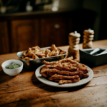 Kroger Garlic Twisted Bread Sticks on a plate