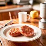 Kroger Original Pork Sausage Patties on a plate