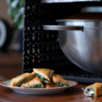 Kroger Spanakopita on a plate