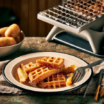 McCain™ Quick Cook Waffle Cut French Fried Potatoes on a plate