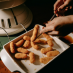 Members Mark Battered Mozzarella Sticks on a plate