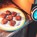 Members Mark Italian Style Beef Meatballs on a plate