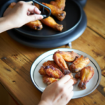 Members Mark Oven Roasted Chicken Wings on a plate