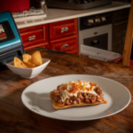 Old El Paso Stuffed Nachos Beef & Cheese on a plate