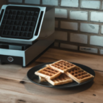 Organic Homestyle Frozen Waffles on a plate