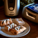 Pillsbury Blueberry Toaster Strudel Frozen Pastries on a plate