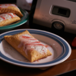 Pillsbury Strawberry Toaster Strudel Frozen Pastries on a plate