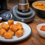 Smithfield Power Bites Meatlovers Sausage Poppers on a plate