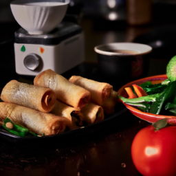 Crispy Air Fried Wei-chuan Vegetable Spring Rolls