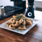 Salt and Pepper Calamari on a plate